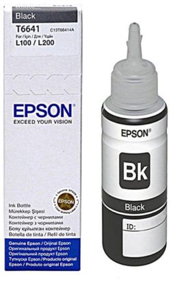 Epson EcoTank Black Ink Bottle (T6641)